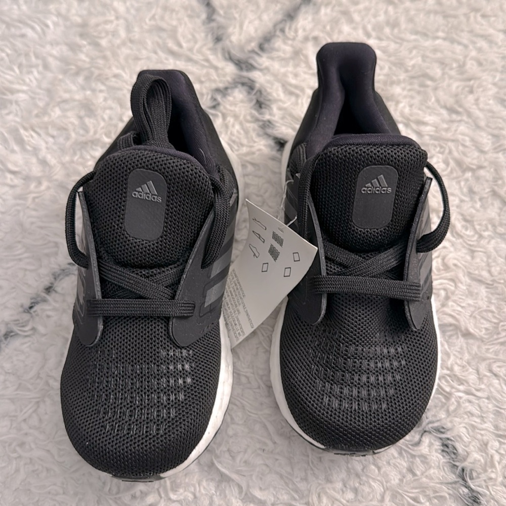 NWT Adidas Ultraboost - black, toddler size 9